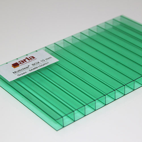 polycarbonate multi clear 2 wall sheets